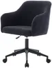 Vente-unique - MATOMI Office chair Stoff Schwarz - B 58 cm x H 89 cm79 cm x L 55 cm Bild 3