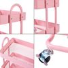 en.casa Küchenrollwagen Pyhäntä mit 4 Ebenen Rosa, 103,5 x 46 x 35 cm Bild 5