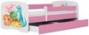 Raumhirsch Furniture Kinderbett 70x140, 80x160, 80x180 cm - Komplettset mit Matratze & Schublade (Bett für Mädchen, Einzelbett Kinder 2–12, mit Rausfallschutz & Lattenrost), verschiedene Farben & Designs Bild 3