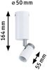 Paulmann 79523 Wand- und Deckenleuchte Runa GU10 max. 20W Weiß Grau Bild 3