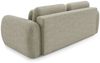 Sofa 3-Sitzer mit Schlaffunktion CARIA in Stoff Quelle Beige Bild 3