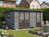 Fjordholz Gartenhaus Modell 'Style DeLuxe' 2-Raum, Alumium / WPC Grau, 422 x 290 x 198,1 cm Bild 5