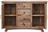Indische Kommode Asmahan, Mangoholz, 135 x 40 x 90 cm Bild 4