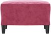 vidaXL Fußhocker Weinrot 60x50x41 cm Samt 349297 Bild 3