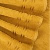 Hammetex 6 teiliges Handtuch Set, 100% Baumwolle Weich Saugstark Qualität Handtücher Set, 2 Badetücher 70x140 cm, 4 Handtücher 50x100 cm, Senf Bild 4