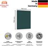 Rheinland Möbel FocusWall WAQ0707 – Quadratischer Akustik-Wandabsorber 70×70 cm in Stofffarbe Windjammer inkl. Montage-Set - Made in Germany - Klasse A, Stoffbezug, schwer entflammbar Bild 2