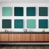 Rheinland Möbel FocusWall WAQ0707 – Quadratischer Akustik-Wandabsorber 70×70 cm in Stofffarbe Windjammer inkl. Montage-Set - Made in Germany - Klasse A, Stoffbezug, schwer entflammbar Bild 4
