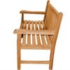 Gartenbank Piceno Teak Massivholz 120 cm Bild 3