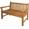 Gartenbank Piceno Teak Massivholz 120 cm Bild 2
