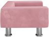 vidaXL Kindersofa Rosa 50x40x26,5 cm Samt 3196339 Bild 4