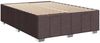vidaXL Boxspringbett mit Matratze Dunkelbraun 140x190 cm Stoff 3285473 Bild 5