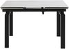 Hummar Esstisch 120/200 + 2 Zusatzplatten weiss Bild 2