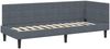 vidaXL Eckbettgestell mit Kopfteil Dunkelgrau 80 cm x 200 cm Samt 42016409 Bild 4