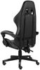 vidaXL Gaming-Stuhl Schwarz und Grau Kunstleder 20522 Bild 3