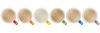 LE CREUSET Cappuccinotasse Regenbogen-Set mit 6 Tassen, 200 ml, Steinzeug, 79114205219030 Bild 4