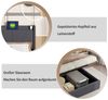 Furnishings Home Polsterbett Stauraumbett Doppelbett Mit Ladefunktion (hydraulisch hebbarem Stauraum), Mit 2 USB + 1 TYPE-C, Leinen, 160x200 cm Bild 3