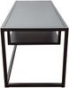 Fernsehtisch Isokyrö Metall 120x40x40 cm Schwarz [en. casa] Bild 5