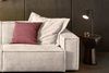 KAWOLA Sofa SAMU 2-Sitzer Stoff weiß 72 x 106 x 236 cm Bild 4