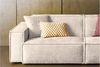 KAWOLA Sofa SAMU 2-Sitzer Stoff weiß 72 x 106 x 236 cm Bild 2
