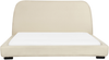 Bett mit Lattenrost ROISEL 160 x 200 cm Stoff Creme Bild 4