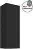 Küchen Hängeschrank 40 cm - Höhe 90 cm ARIA Schwarz ultra matt + Schwarz matt, hochwertige Fronten mit Anti Fingerprint Beschichtung Küchenzeile Küchenblock Bild 1