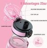 Sahara Sailor Trinkflasche Sport BPA-frei Tritan 750ML Rosa Topas Bild 4