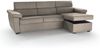 Dmora Schlafsofa mit Halbinsel Tolle, Verwandelbares Ecksofa für das Wohnzimmer, gepolstert, abnehmbar, 100 % Made in Italy, 285x160 h100 cm, Taube Bild 5