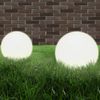 vidaXL LED-Gartenleuchten 4 Stk. Kugelförmig 40 cm PMMA 277144 Bild 2