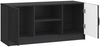 vidaXL TV-Schränk Schwarz 102 x 34,5 x 47 cm Holzwerkstoff 895846 Bild 4