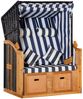 Outsunny Strandkorb Strandkorb mit Dach und Getränkehaltern 5-stufige Rückenlehne, BxTxH: 118 x 79 x 160 cm, Halblieger, 867-059GY, (Sonnenliege, 1-tlg, Doppelte Sonnenliege), 2-Sitzer Bild 2