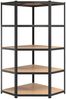vidaXL Schwerlastregale mit 5 Böden 3 Stk. Grau Stahl & Holzwerkstoff 3154208 Bild 5