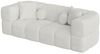 Sofa Designersofa VEGA 3-Sitzer in Stoff Egon Weiß Bild 2