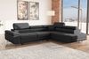 Stylefy Marokko Ecksofa Dunkelgrau Velours KRONOS Rechts Bild 2