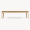 Esszimmerbank aus Holz Trerunulu 160x35x45 cm Natur [en. casa] Bild 4