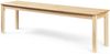 Esszimmerbank aus Holz Trerunulu 160x35x45 cm Natur [en. casa] Bild 2