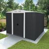 HOME DELUXE Geräteschuppen aus verzinktem Stahl BOHIO XXL - 257 x 313 cm Bild 1