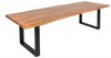 riess-ambiente Baumkantentisch MAMMUT 300cm natur/schwarz - Akazie, Massivholz, U-Gestell, Baumkante (Einzelartikel, 1-St), Industrial Design & bis zu 12 Personen – ideal für Dein Loft-Esszimmer Bild 2