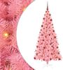 vidaXL Weihnachtsbaum mit 300 LEDs mit Ständer Rosa 180 cm PVC 3396429 Bild 2