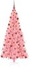 vidaXL Weihnachtsbaum mit 300 LEDs mit Ständer Rosa 180 cm PVC 3396429 Bild 3
