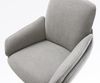 Delife Barstuhl Luan-Flex Strukturstoff, Freischwinger, Edelstahl Silberfarben, Soft Grau Bild 4