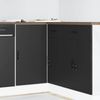 vidaXL Küchenunterschrank Lyon Schwarz Holzwerkstoff 854290 Bild 1
