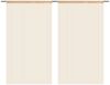 vidaXL Fadenvorhänge 2 Stk. 100 x 250 cm Beige 132404 Bild 2