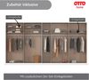 OTTO home Drehtürenschrank Kleiderschrank Schrank Garderobe AGORDO Schlafzimmer (in zwei Griff-Farben, Breiten 91-405 cm, Dekor- oder Hochglanzfront) durchdachte Innenausstattung, in 8 Breiten und 2 Höhen MADE IN GERMANY Bild 3