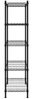vidaXL Lagerregal mit 5 Böden 90x35x180 cm Schwarz 250 kg 324624 Bild 4