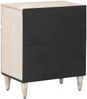 vidaXL Bettkasten mit Schubladen Weiß 50 x 33 x 60 cm Massivholz Mango 4018379 Bild 5