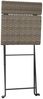 vidaXL Bistrostühle 6 Stk. Klappbar Grau Poly Rattan und Stahl 3152119 Bild 5