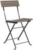 vidaXL Bistrostühle 6 Stk. Klappbar Grau Poly Rattan und Stahl 3152119 Bild 3