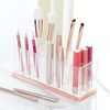 Aufbewahrungsbox Nagellack Lippenstift 24 Fächer mDesign Roségold/transparent Bild 5