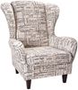 Supellex Sofia Ohrensessel mit Hocker | Carpe Diem Beige Kolonial Design Bild 2
