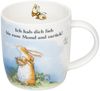 KÖNITZ 1172752895 Becher Ich hab dich lieb bis zum Mond und zurück! - 400 ml, New Bone Bild 3